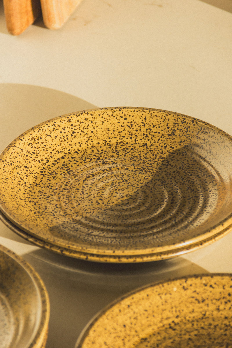 assiettes-gres-mouchete-brun-Collection-printemps-Eloge-Paris-Brocante-Boheme