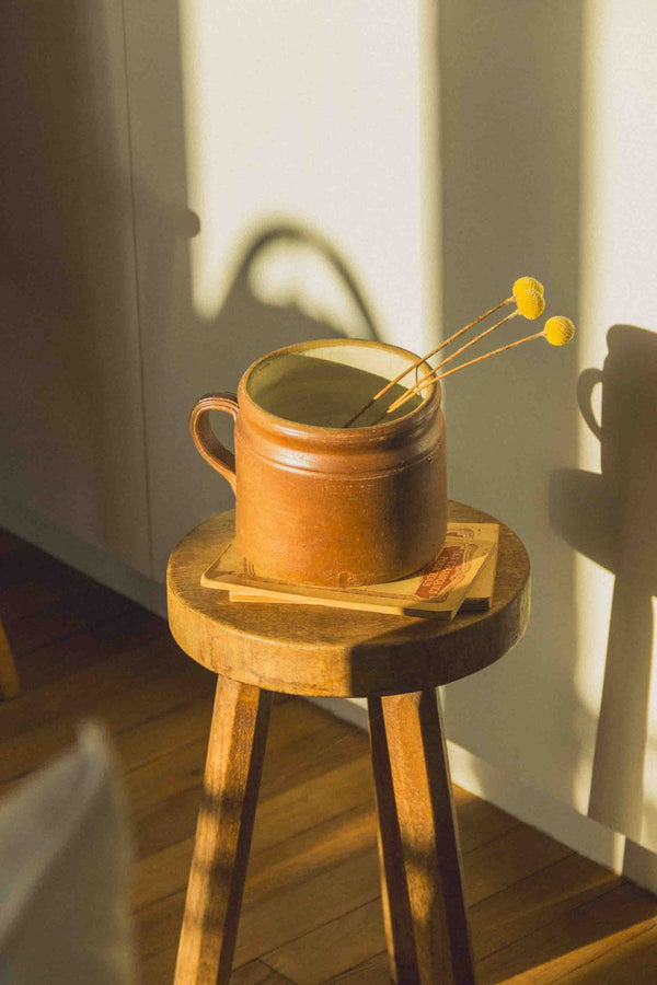 pot-graisse-vintage-marron-clair-Collection-printemps-Eloge-Paris-Brocante-Boheme
