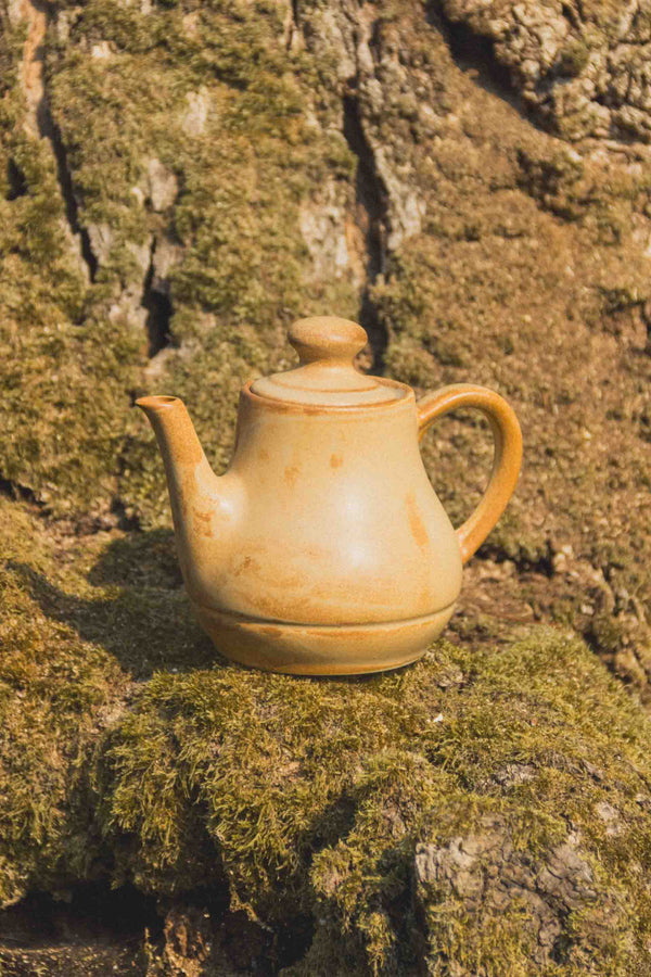 Théière ou tisanière vintage en céramique émaillée marron | Selency Théière ou tisanière vintage en céramique émaillée marron | Selency